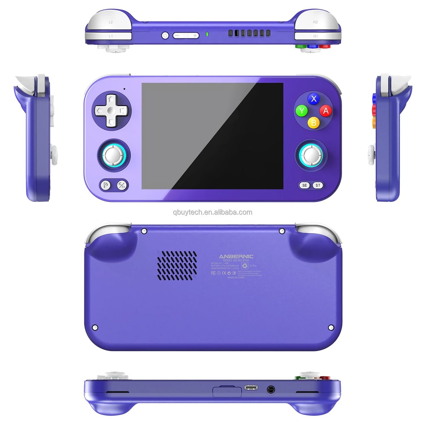 Anbernic RG476H – Konsola Retro 4,7'' Full HD Dotyk, Android 13, Unisoc T820
