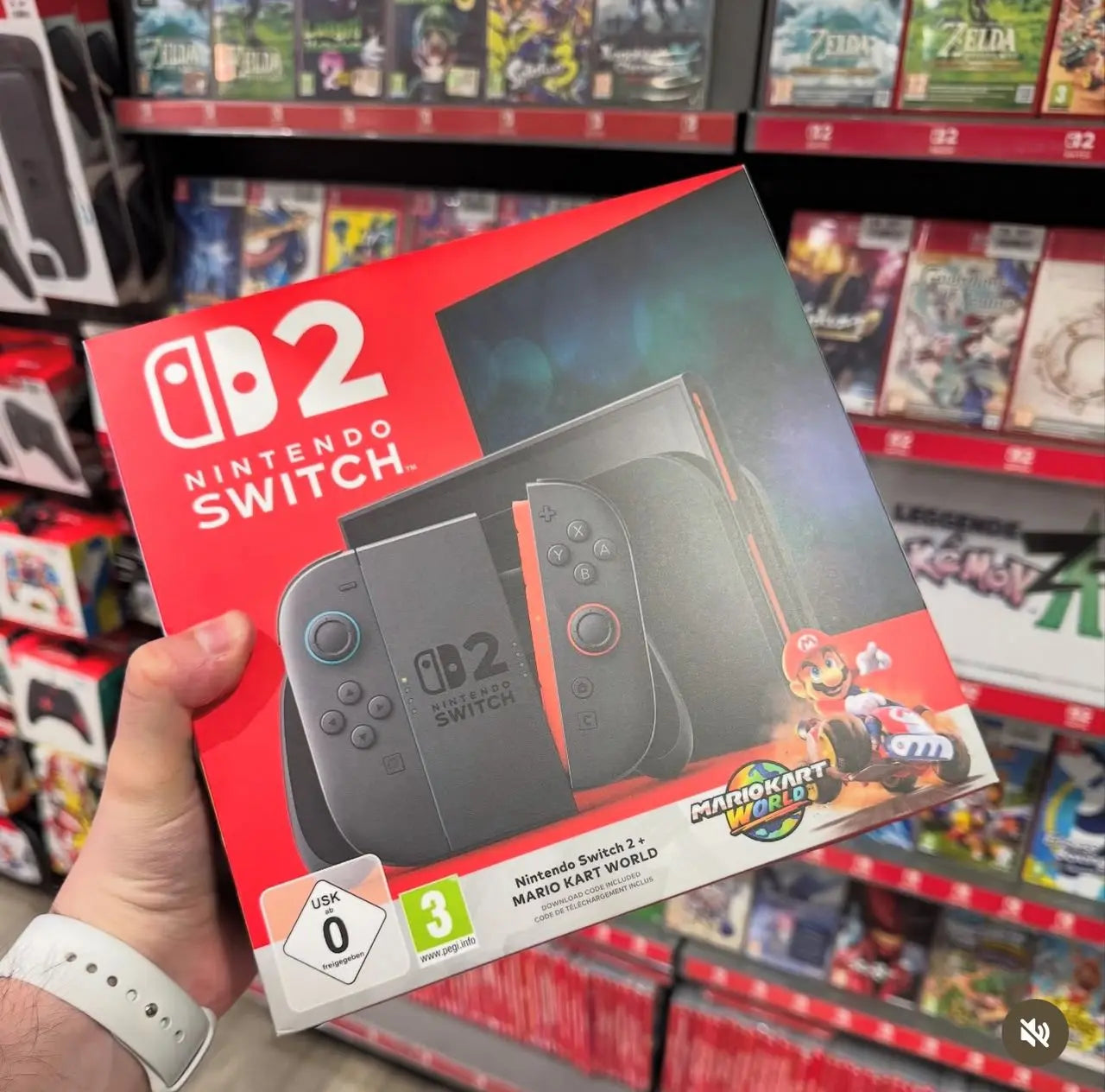 Wholesale Price for Newly Nintendos Switch 2 Console 256GB Mario Kart Bundle Built-in 10000 Games 10000+ Games Ready to Ship