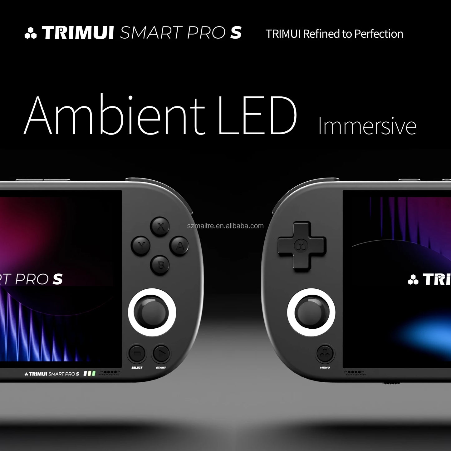 TRIMUI Smart Pro S – Konsola Retro 4,96'' Linux, Podwójne Analogi, WiFi
