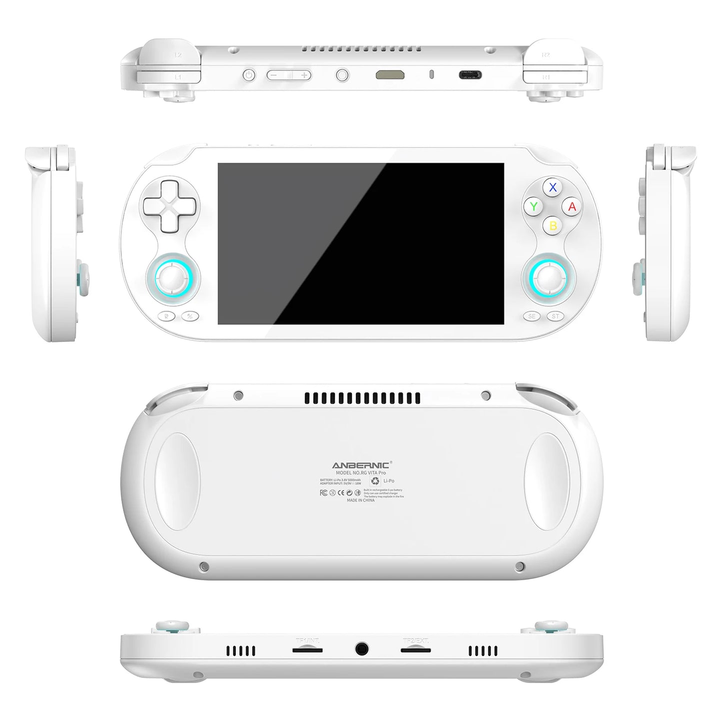 Anbernic RG Vita Pro – Konsola Retro 5,48'' Dotyk, Dual-OS Android/Linux, WiFi 6