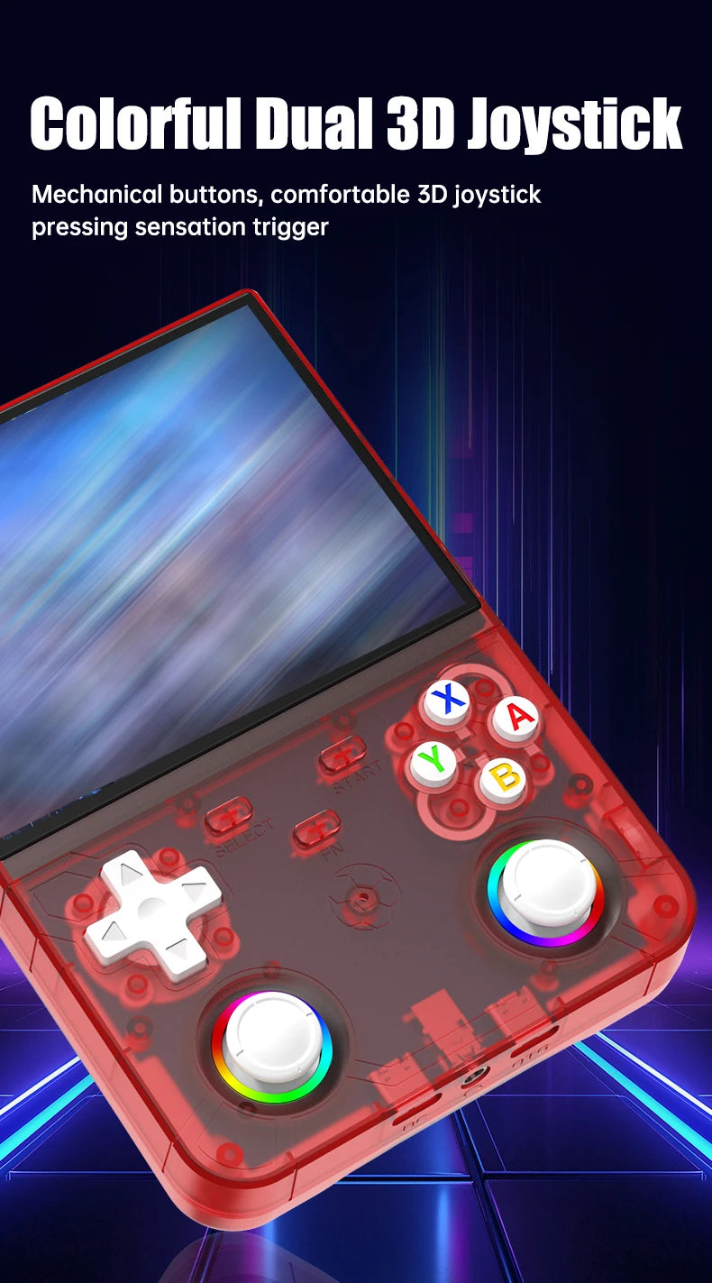 R36 Ultra X – Konsola Retro Handheld 4,5'' IPS, RK3326, Linux, WiFi, 64GB (20 000+ Gier)