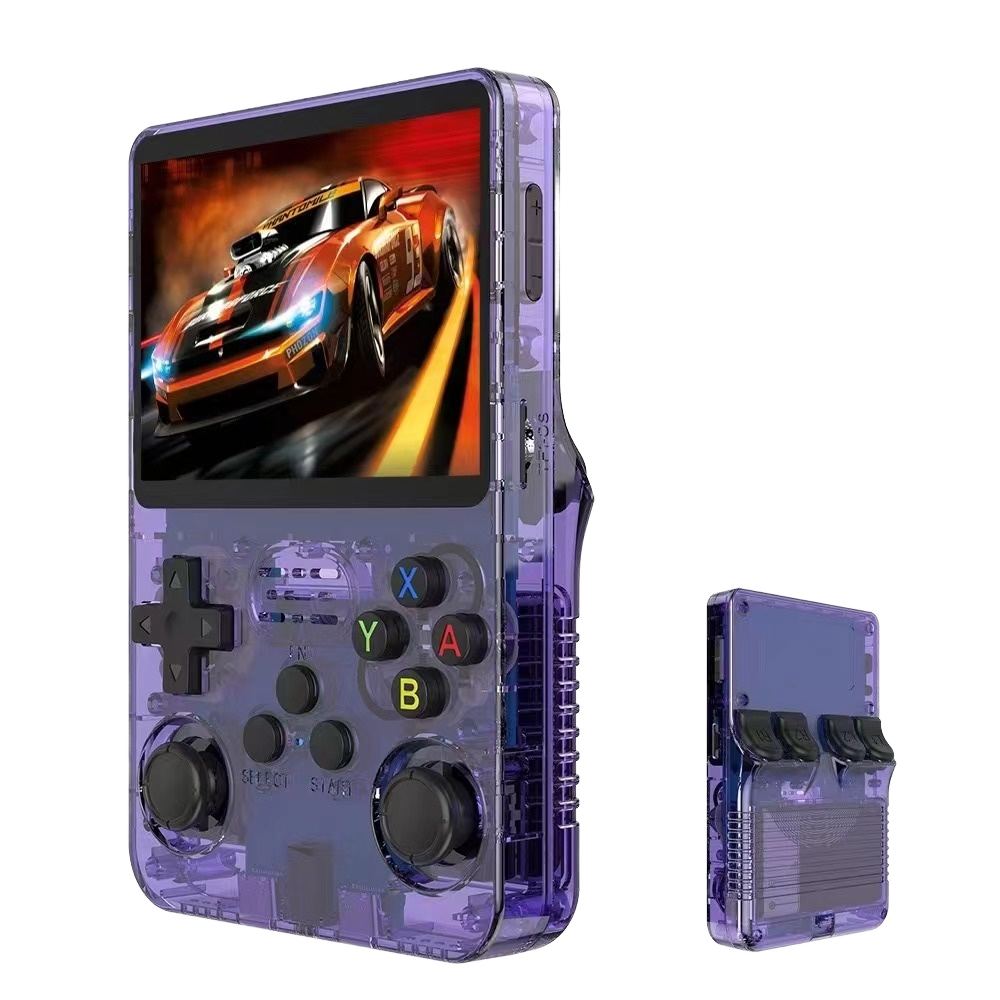 R36S – Konsola Retro Handheld 3,5'' IPS, Linux, 64GB