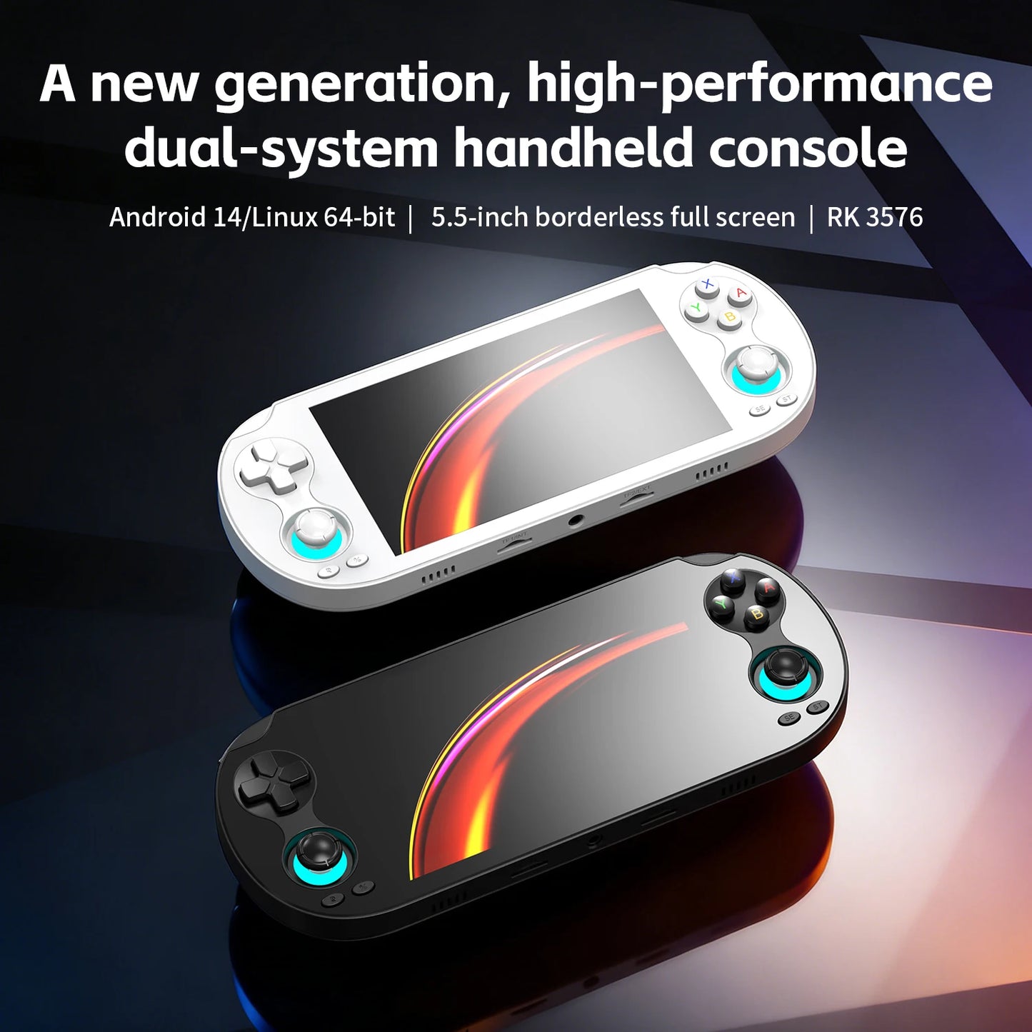 Anbernic RG Vita – Konsola Retro 5,5'' IPS Dotyk, Android, 5000 mAh, WiFi