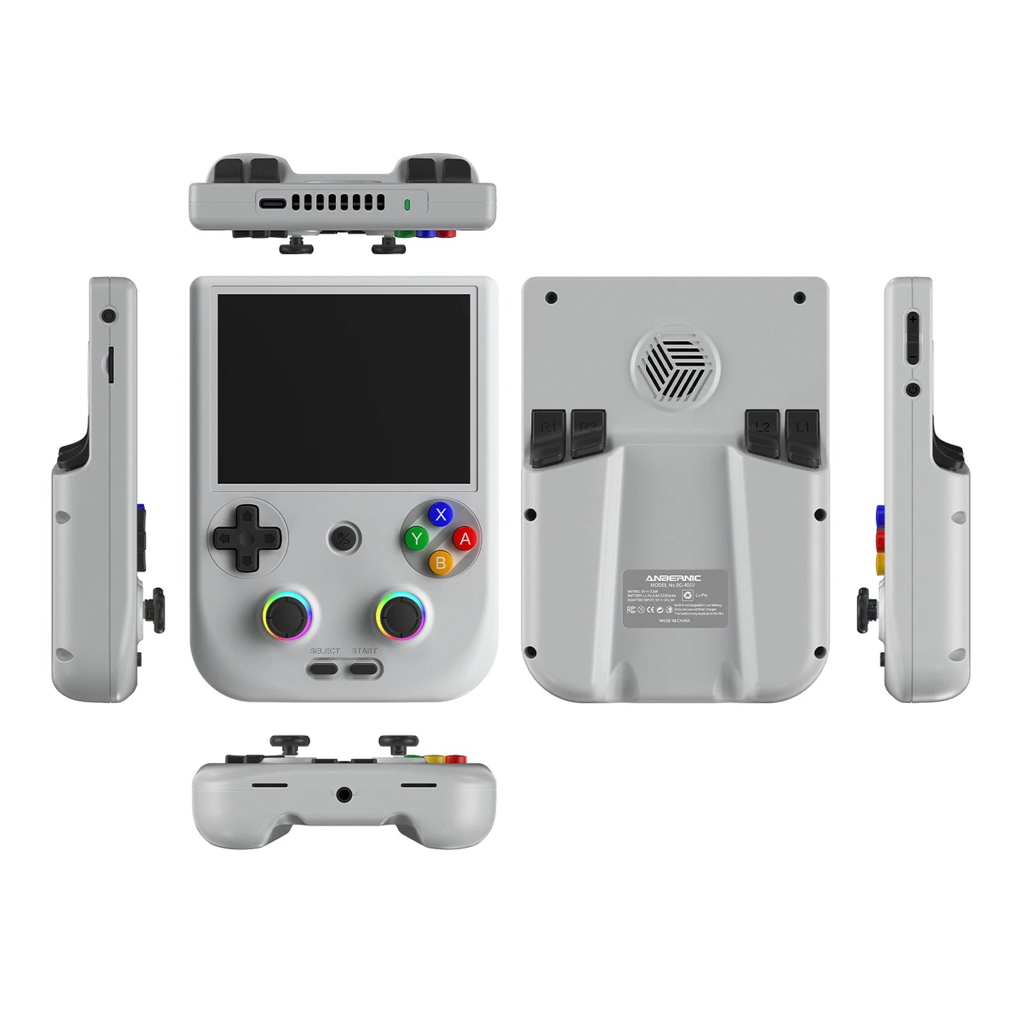 Anbernic RG406V – Konsola Retro 4'' IPS Dotyk Pionowa, Android 13, Unisoc T820