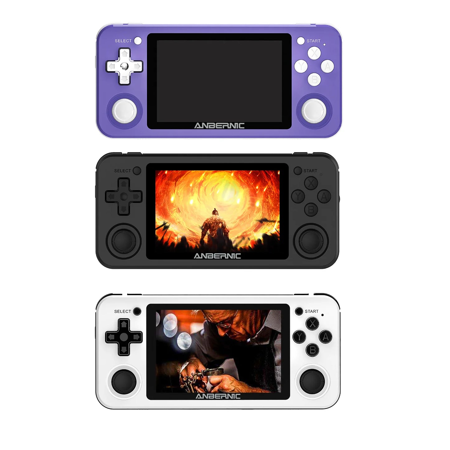 Anbernic RG351P – Konsola Retro 3,5'' IPS, RK3326 Quad-Core, Linux