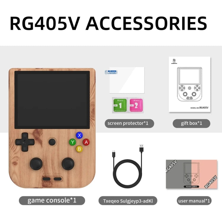 Anbernic RG405V – Konsola Retro 4'' Dotyk, Android 12, Unisoc T618, 256GB