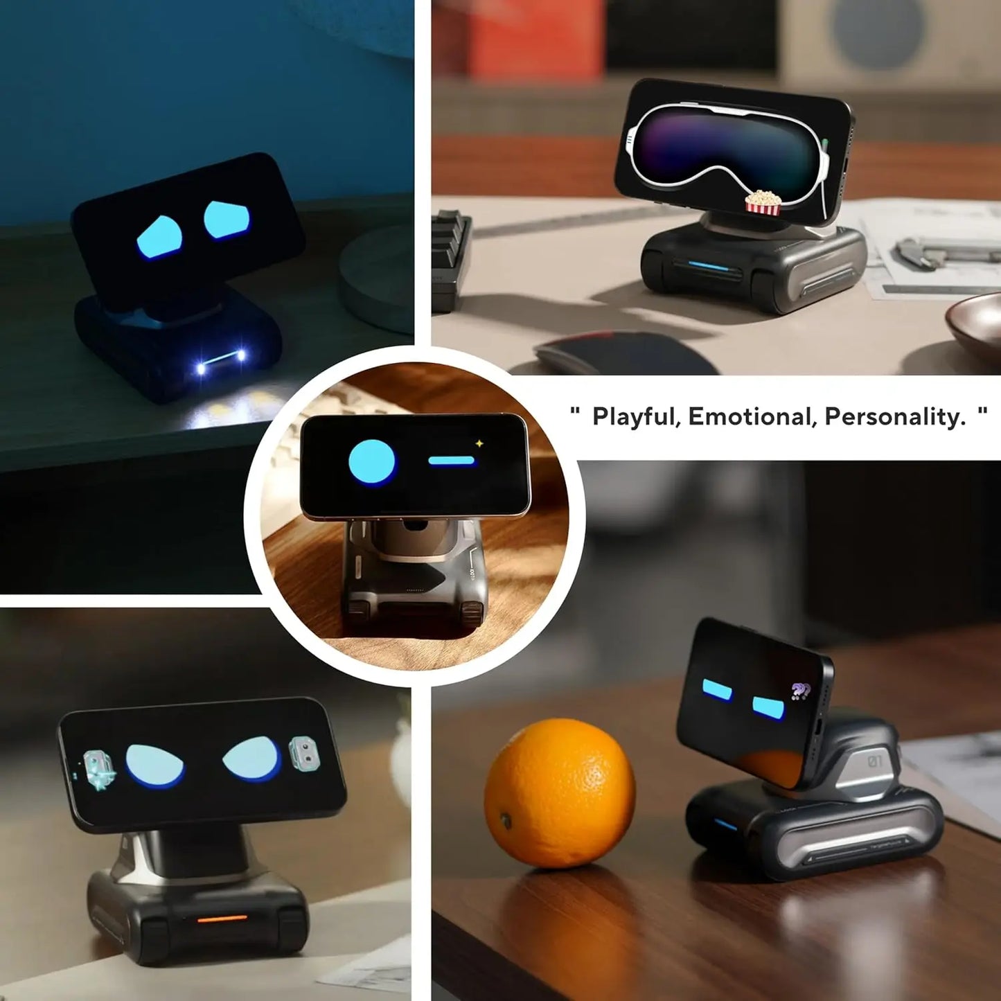 LOOI – Robot AI na Biurko z ChatGPT, Pamięcią i Ładowaniem 10W | Towarzysz AI