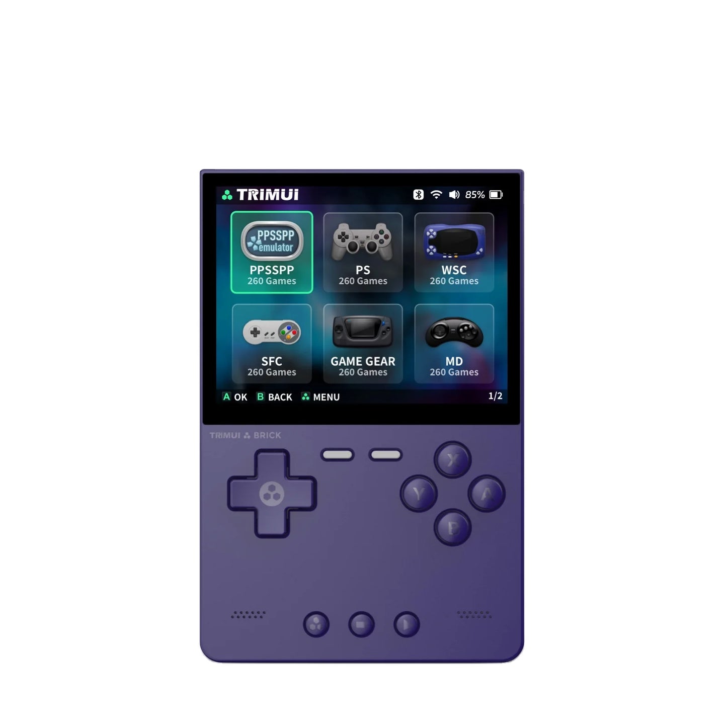 TRIMUI BRICK – Przenośna Konsola Retro Open Source, 3,25" IPS, 10 000 Gier, 64GB