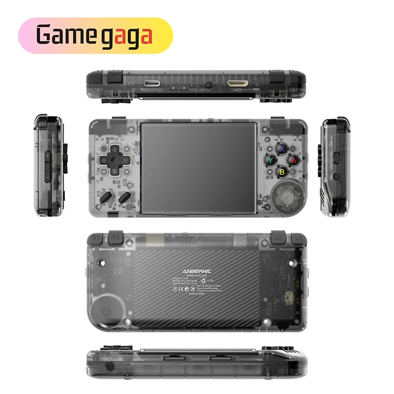 Anbernic RG28XX – Konsola Retro 2,8'' IPS 640×480, Linux 64-bit, Quad-Core