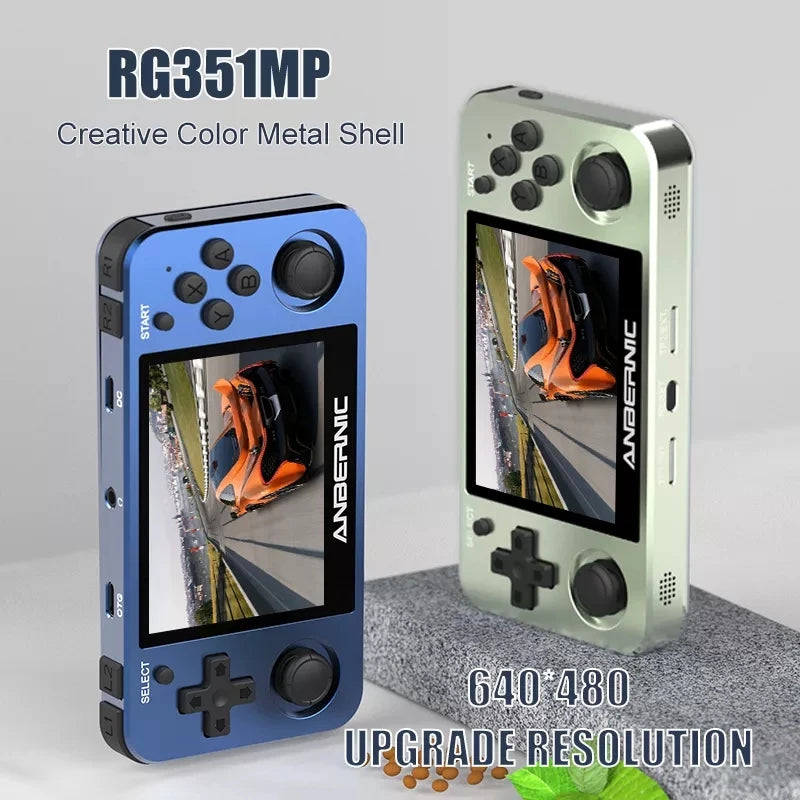 Anbernic RG351MP – Konsola Retro 3,5'' IPS, Metalowa Obudowa, RK3326, Linux