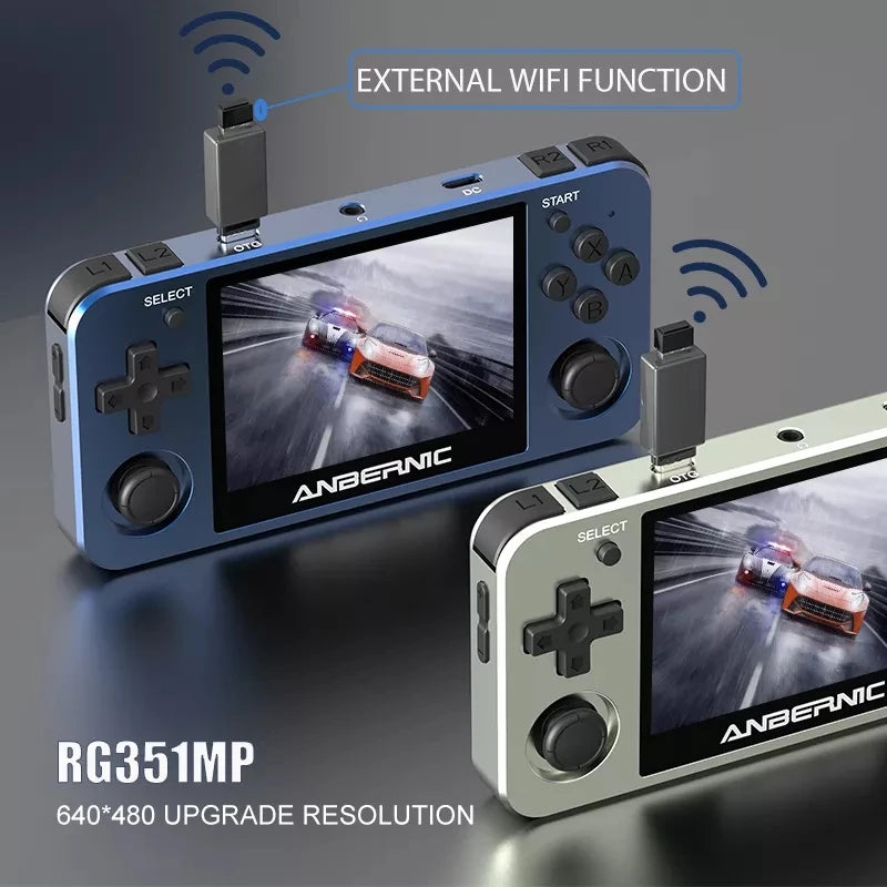 Anbernic RG351MP – Konsola Retro 3,5'' IPS, Metalowa Obudowa, RK3326, Linux