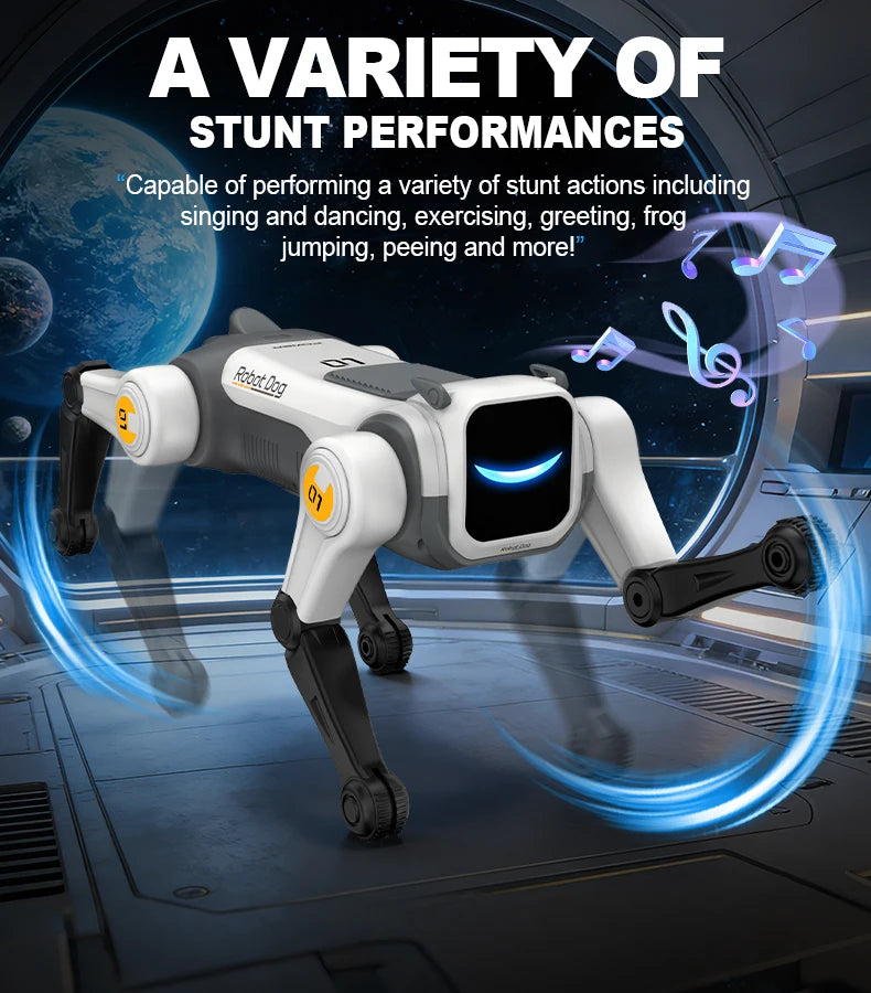 Magic Flip AI Stunt Robot Dog ANTSIR – Interaktywny Pies RC, Komendy Głosowe, Tańczy i Śpiewa