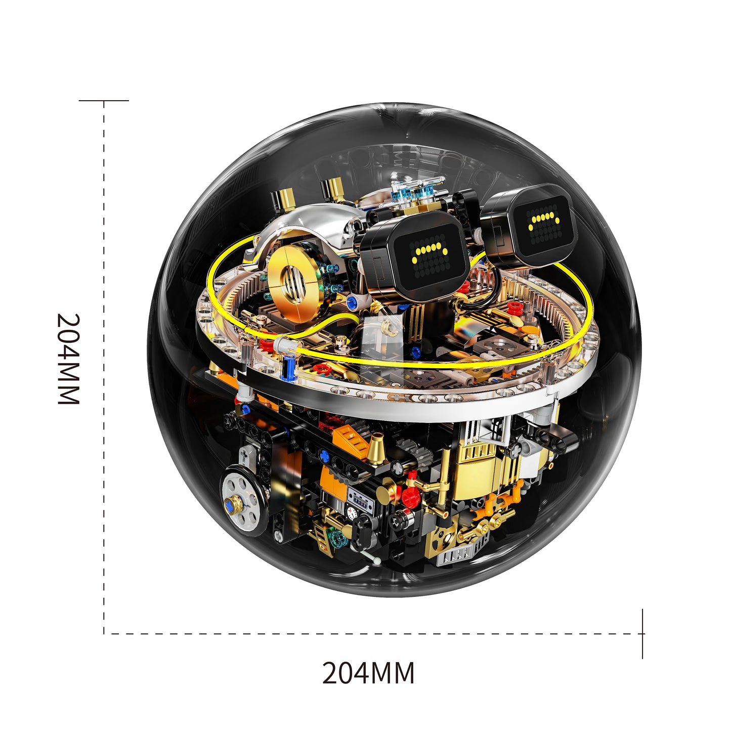 Programowalny Robot Kula Sci-Fi – Klocki 804 el. kompatybilne z LEGO, Zdalnie Sterowany