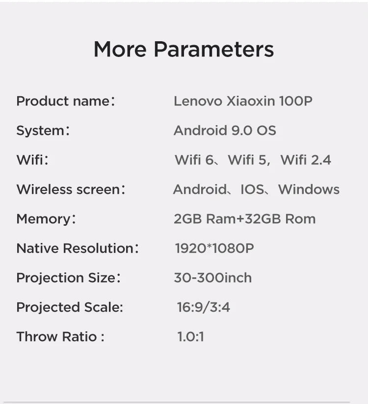 4K Laserowy Projektor 100P Android WiFi - zdjęcie 8