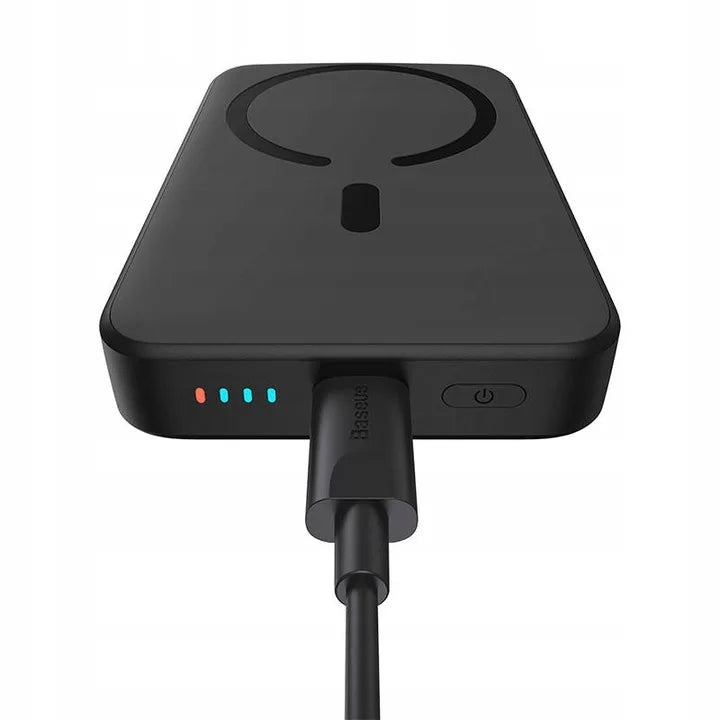 Baseus Powerbank Magnetyczny 10000mAh 20W PD – ładowanie bezprzewodowe MagSafe, szybkie ładowanie przewodowe