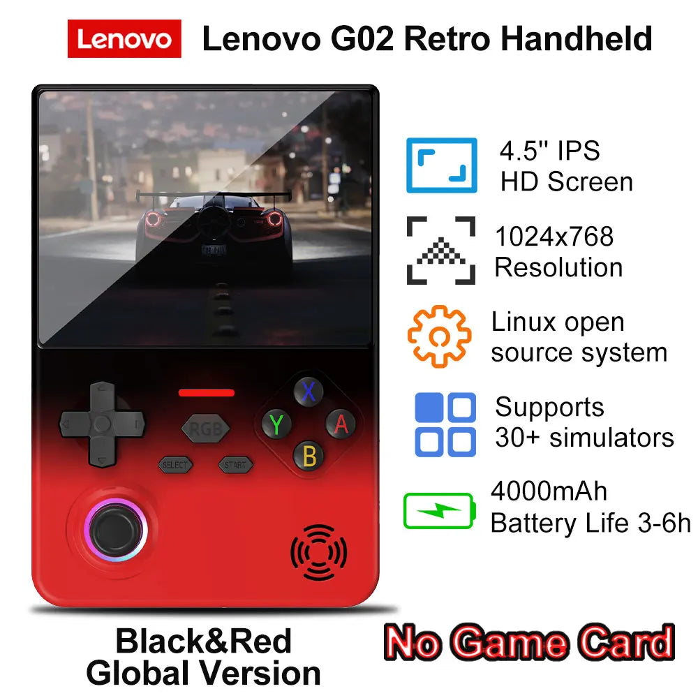 Konsola Retro G02 – 4,5'' IPS, Linux, 30+ Emulatorów, 4000mAh