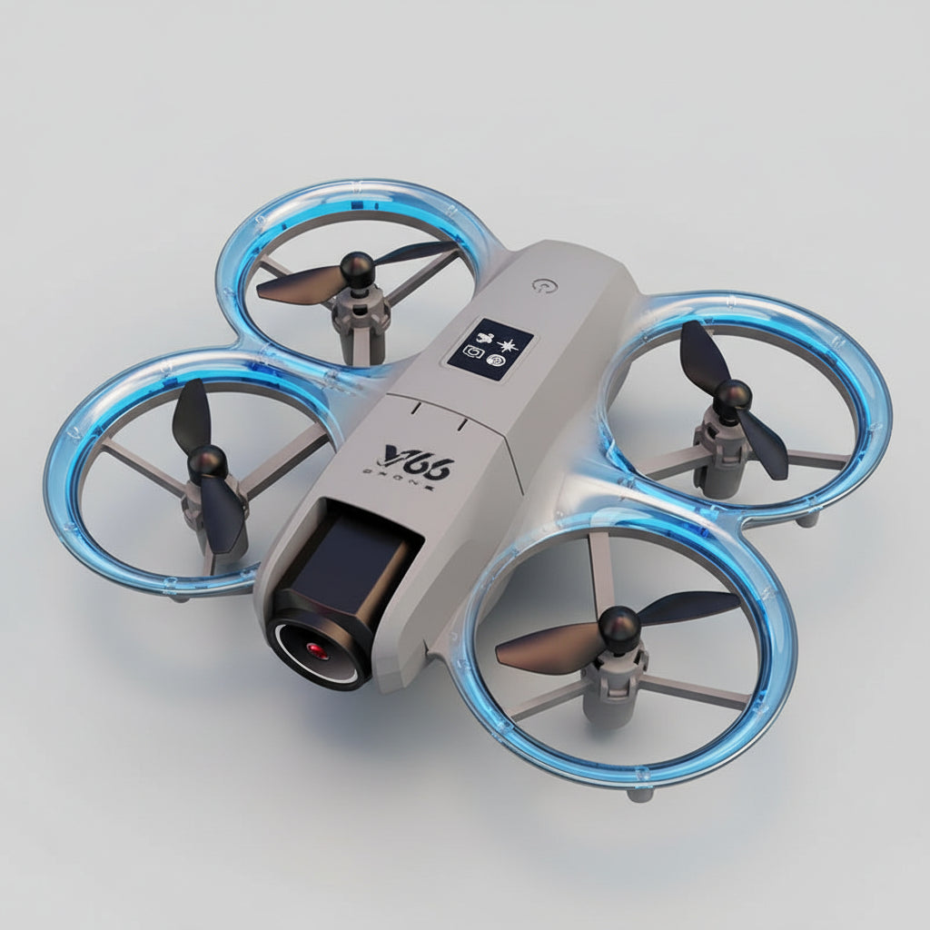 Dron V66 Mini 4K WiFi FPV | Unikanie Przeszkód | Kieszonkowy Quadcopter | Prezent dla Dzieci