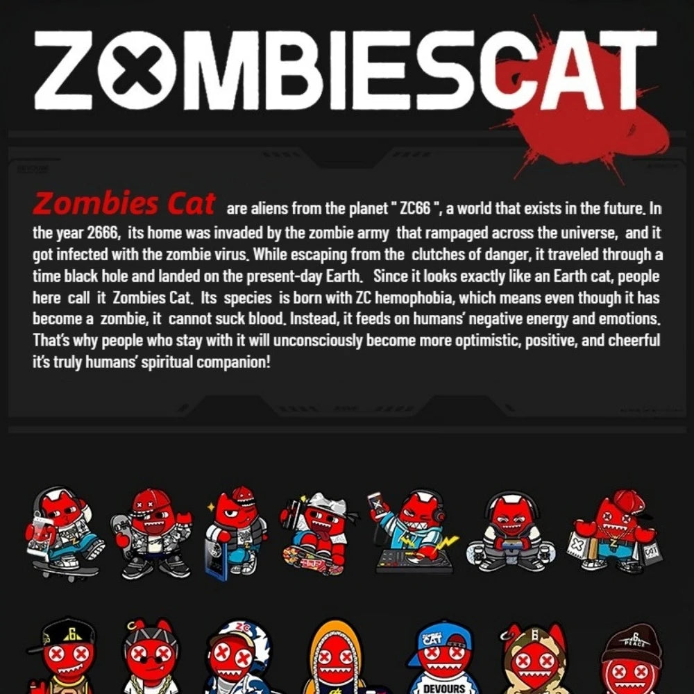 Zombies Cat B21 – Słuchawki TWS z Tłumaczem AI, Bluetooth 6.0, Naszyjnik