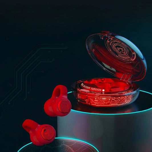 Zombiescat B3 OWS – Słuchawki Bluetooth 5.3 Earclip HiFi, Transparentne Etui, ANC