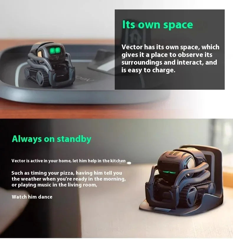 Vector 2.0 Robot Biurkowy z Ekranem IPS i Kamerą HD z Czujnikami - zdjęcie 7