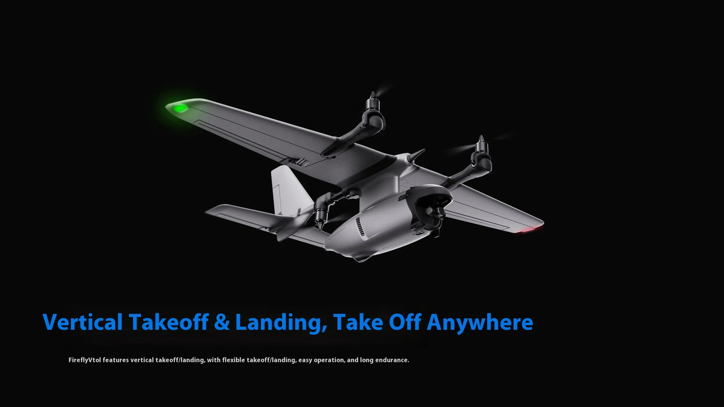 FireFly VTOL SEMI – Dron ze Stałym Skrzydłem, Kontroler HAOHAN-X7, FPV, Zasięg Daleki