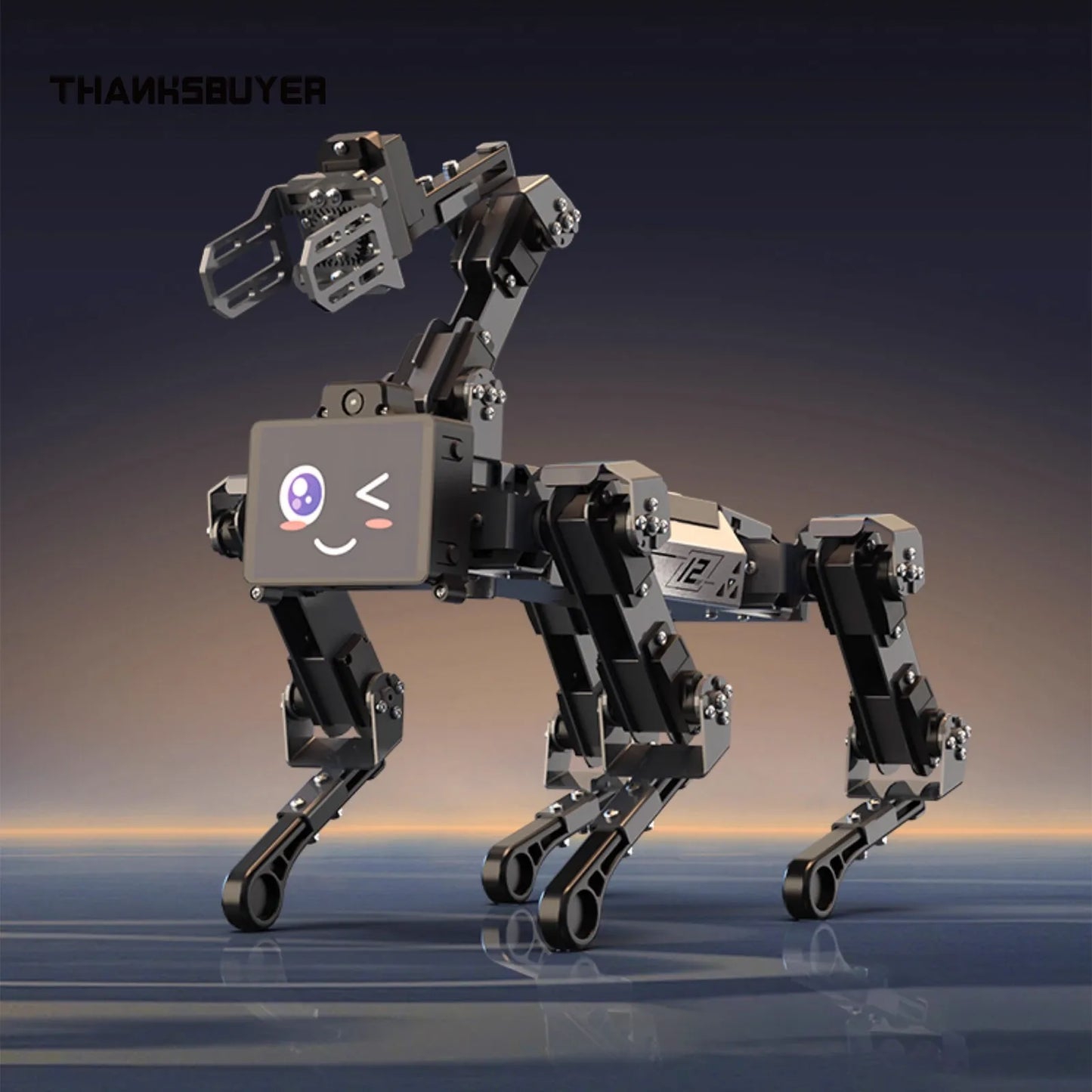 DOGZILLA-Lite 15DOF AI Bionic Dog Robot Dog w/ Raspberry Pi Main Controller 5MP Camera 3DOF Robot Arm