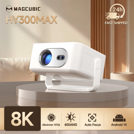 Projektor Magcubic HY300Max Android 14 - Auto Focus 400ANSI WiFi6 Portable