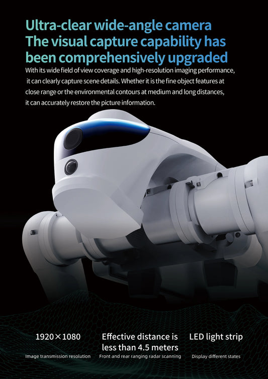 Robot Czworonożny Cyberstars Cyber1 - Profesjonalny Quadruped z AI