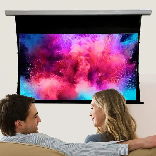 Ekran Projekcyjny George Vision - Motoryzowany ALR 100" PET Crystal - Ekran do UST 4K