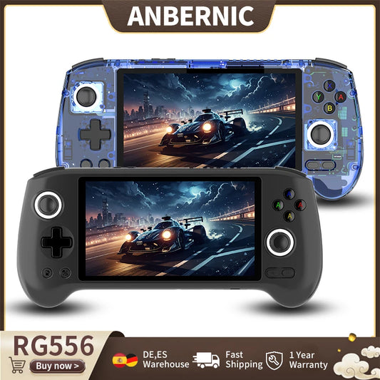 ANBERNIC RG556 - Konsola Przenośna AMOLED 5.48" Android 13 8GB RAM 128GB