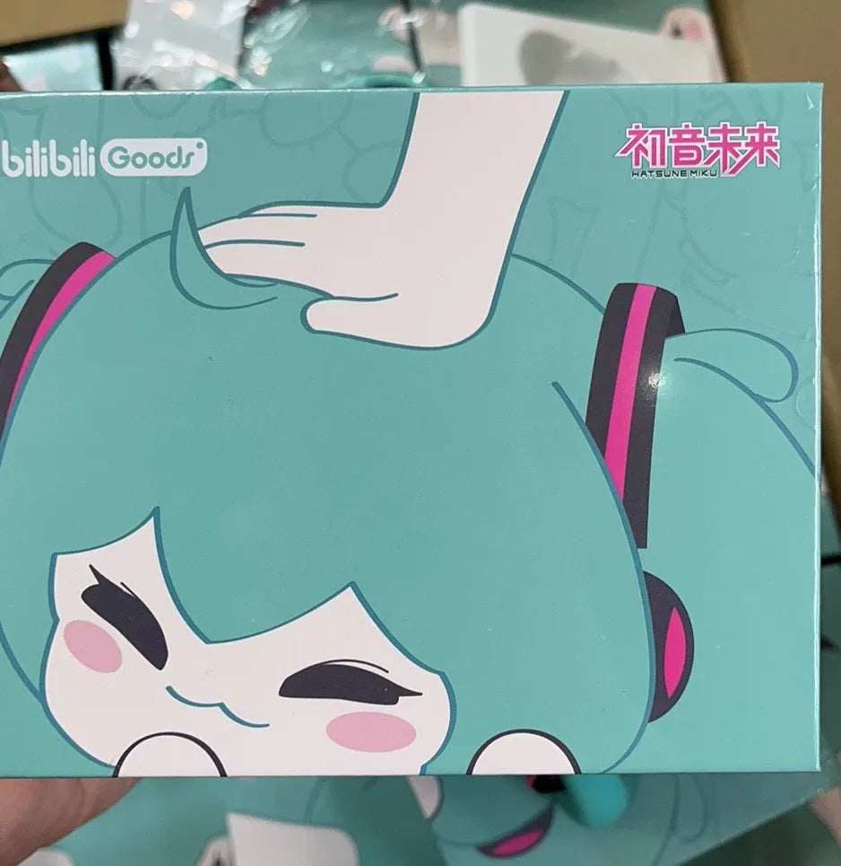 Słuchawki Bluetooth Hatsune Miku CUBE FACE – Ekran LCD, Zestaw Prezentowy