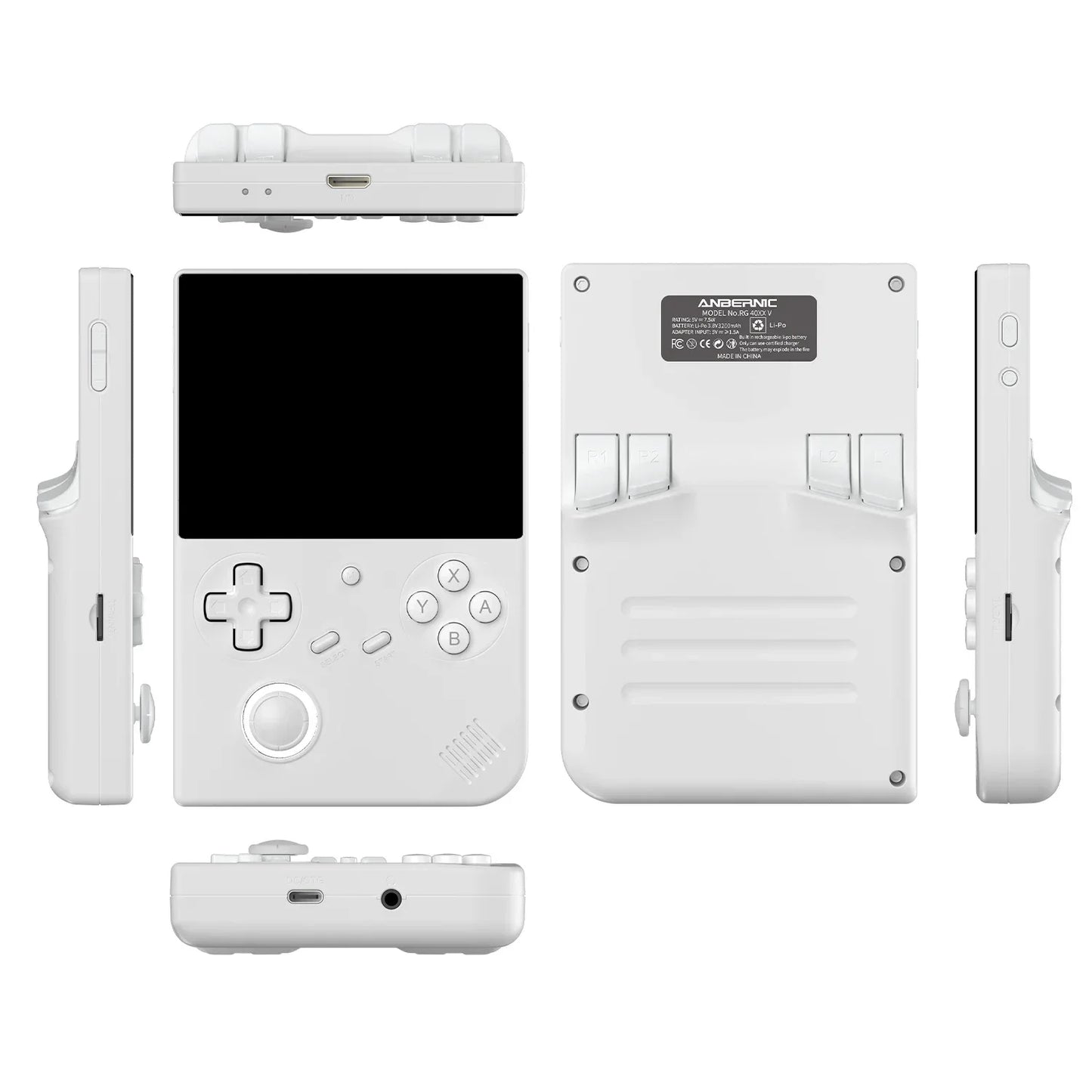 ANBERNIC RG40XXV – Przenośna Konsola Retro 4" IPS, Linux 64-bit, WiFi, Bluetooth, HDMI