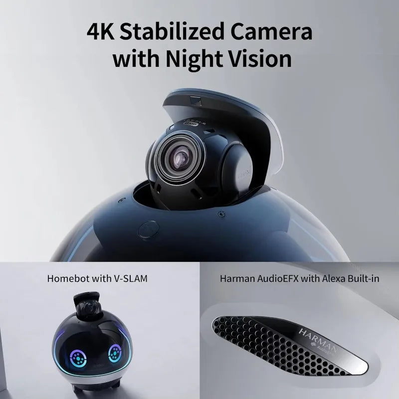 Kamera Domowa GPT-4o z AI - Robot Pet Camera 4K z Kontrolą Głosową