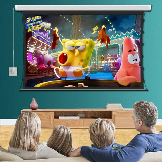 ALR 100" Motoryzowany ekran projekcyjny PET Crystal 4K Ultra Krótki Rzut - zdjęcie 3