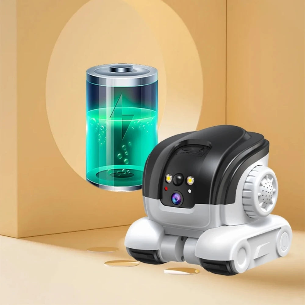 Pet Camera Robot Dual Lens Kamera do monitoringu zwierząt – WiFi, laser, kolorowa noktowizja - zdjęcie 5