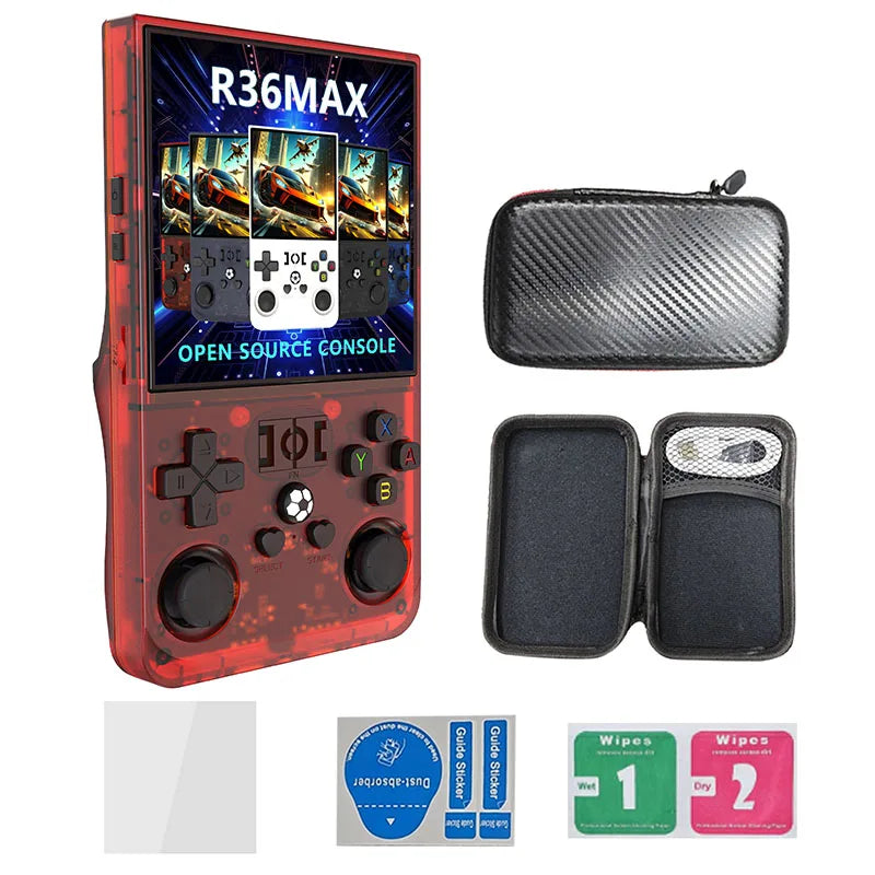 Konsola Retro R36MAX | Ekran IPS 4'' | Linux | Wi-Fi | 30 000 Gier | Prezent dla Dzieci