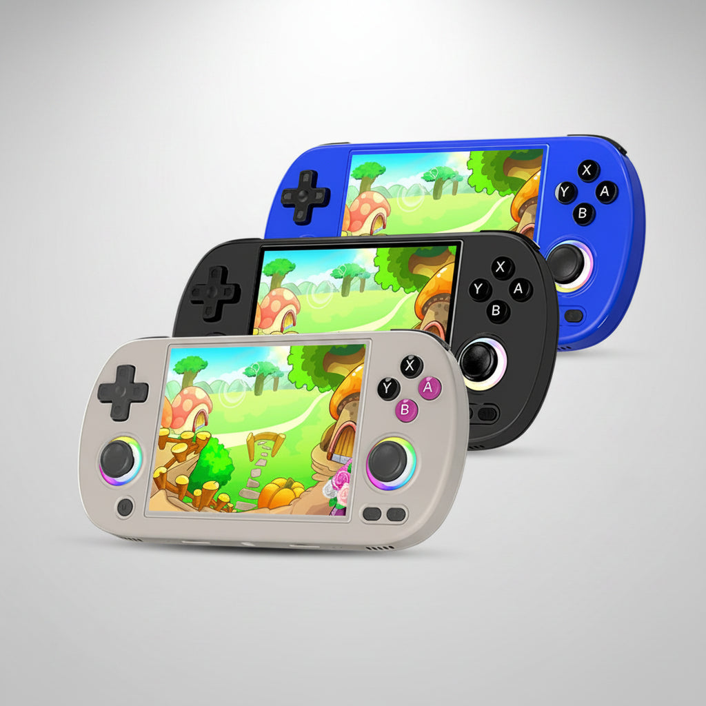 Anbernic RG40XX H – Retro Konsola Handheld 4'' IPS, Linux 64-bit, Joystick RGB, HDMI