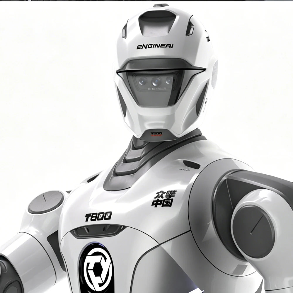 ENGINEAI T800 Robot Humanoidalny Współpracujący – 173 cm, 450 Nm, 7DoF, Bateria 4H, Czujniki Dotykowe