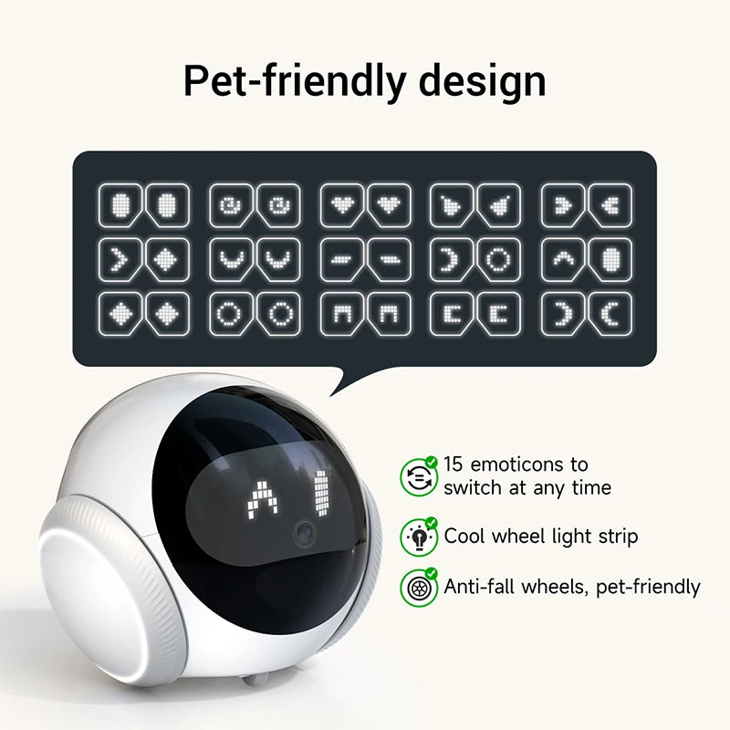 Kamera Robot AIOOK 2K 5G WiFi - Pet Tracking z Laserem i Auto Charging