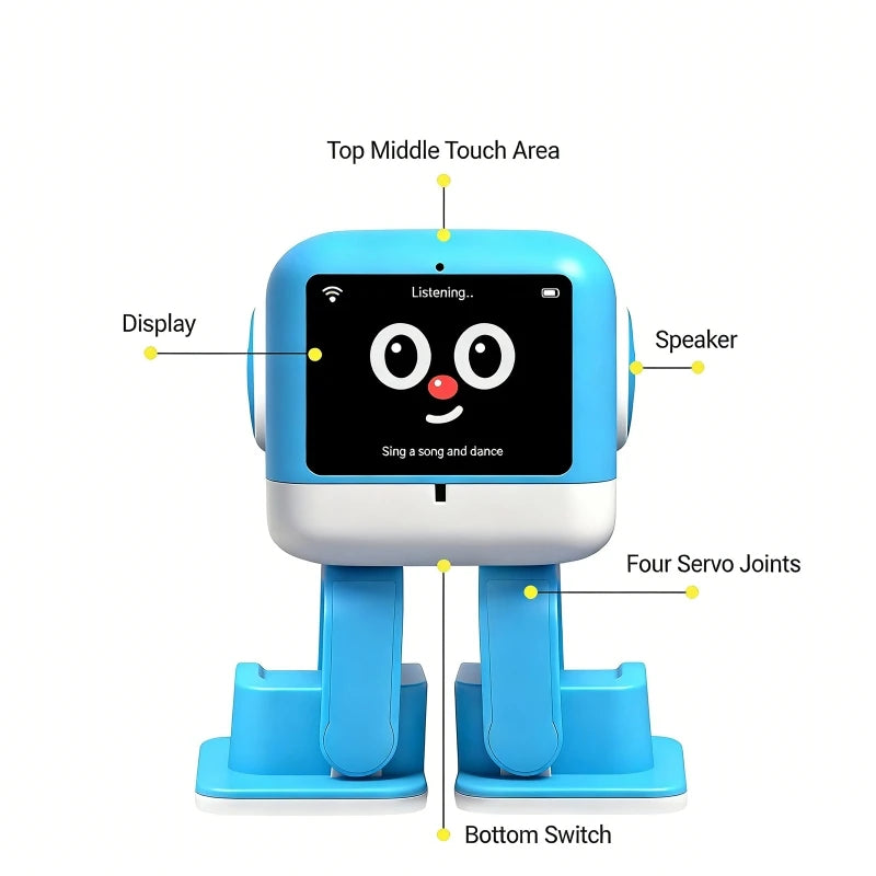 Robot AI Luxuglow – Interaktywny Robot z DeepSeek, Rozpoznawanie Mowy, Język Polski