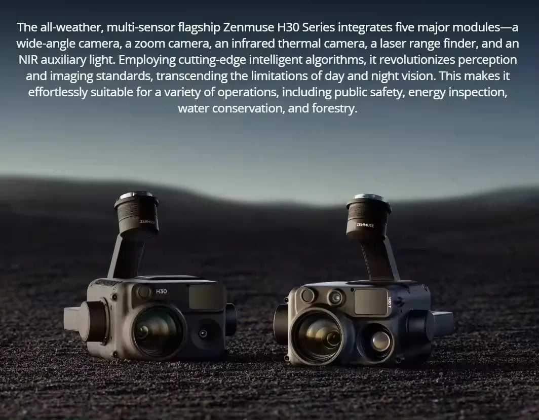 Kamera Termowizyjna H30T - Zoom 30x, AI Tracking, Laser Ranging dla Dronów