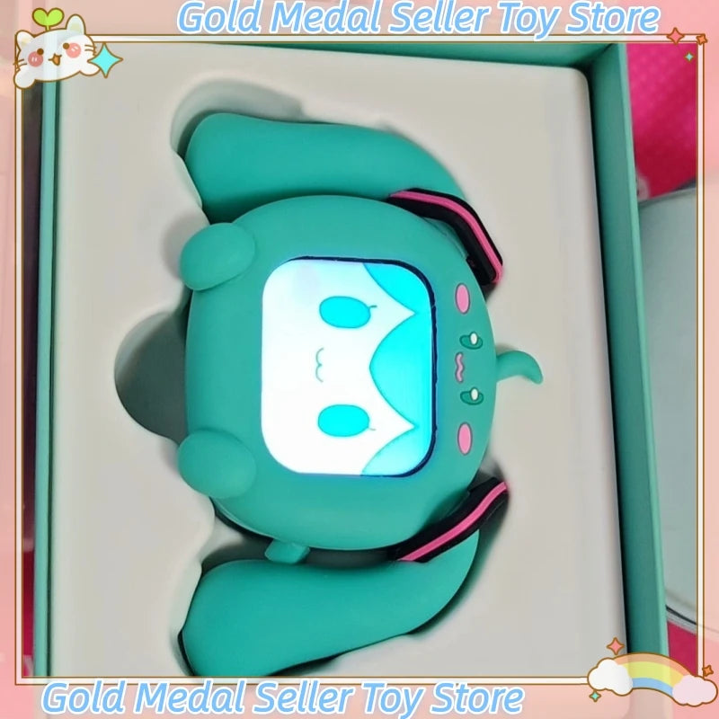 Słuchawki True Wireless Hatsune Miku – Ekran LCD Dotykowy, Etui CUBE FACE, Prezent
