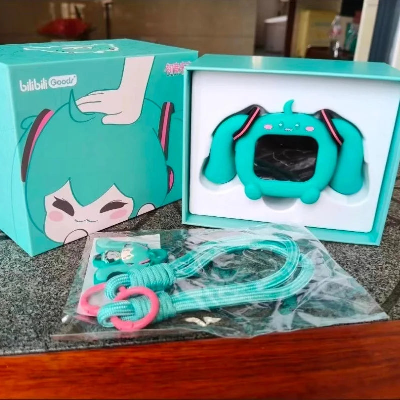 Słuchawki Bluetooth Hatsune Miku CUBE FACE – Ekran LCD, Różne Zestawy