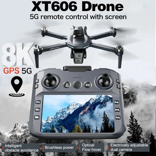 Dron Profesjonalny George Vision - Xiaomi XT606 GPS Dron 8K - Luksus i Innowacja
