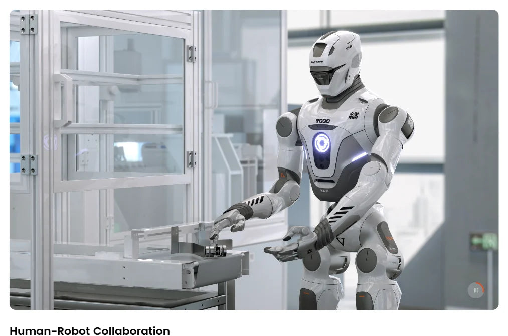 ENGINEAI T800 Robot Humanoidalny Współpracujący – 173 cm, 450 Nm, 7DoF, Bateria 4H, Czujniki Dotykowe