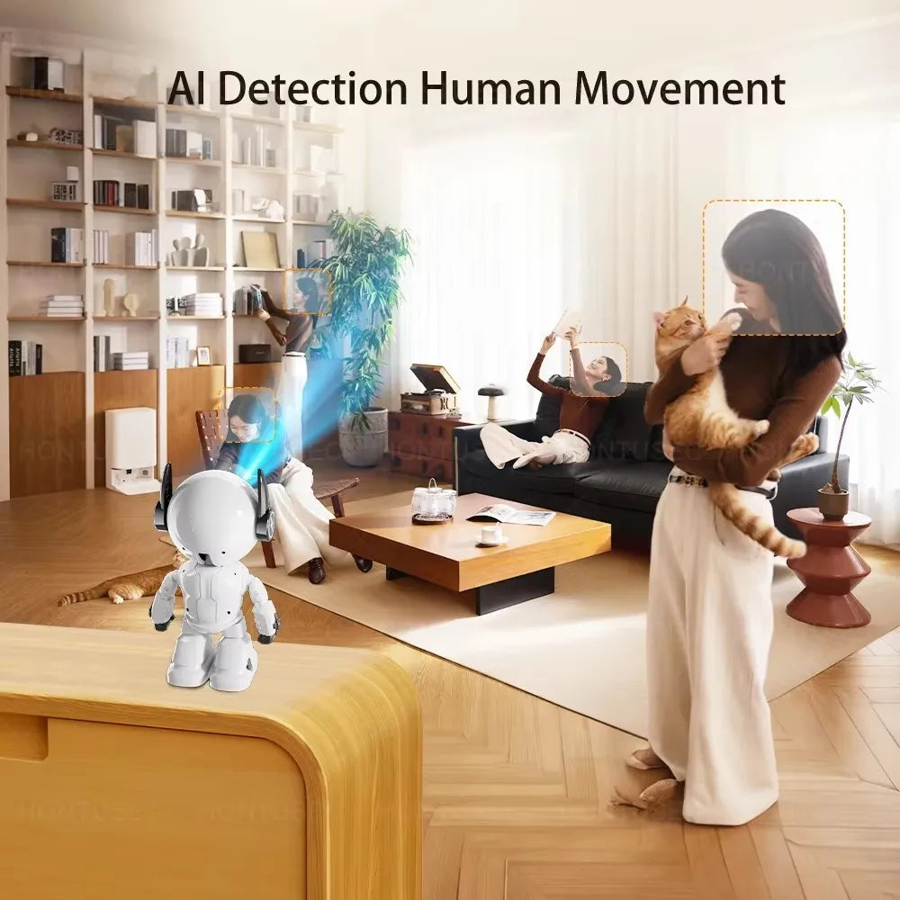 Kamera Robot WiFi 5MP HiEasy - Indoor z Auto Tracking i Audio 2-Way