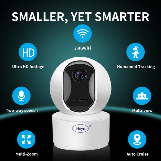 Kamera WiFi 4K 8MP Indoor - Pan Tilt z Zoom 5X i AI Tracking