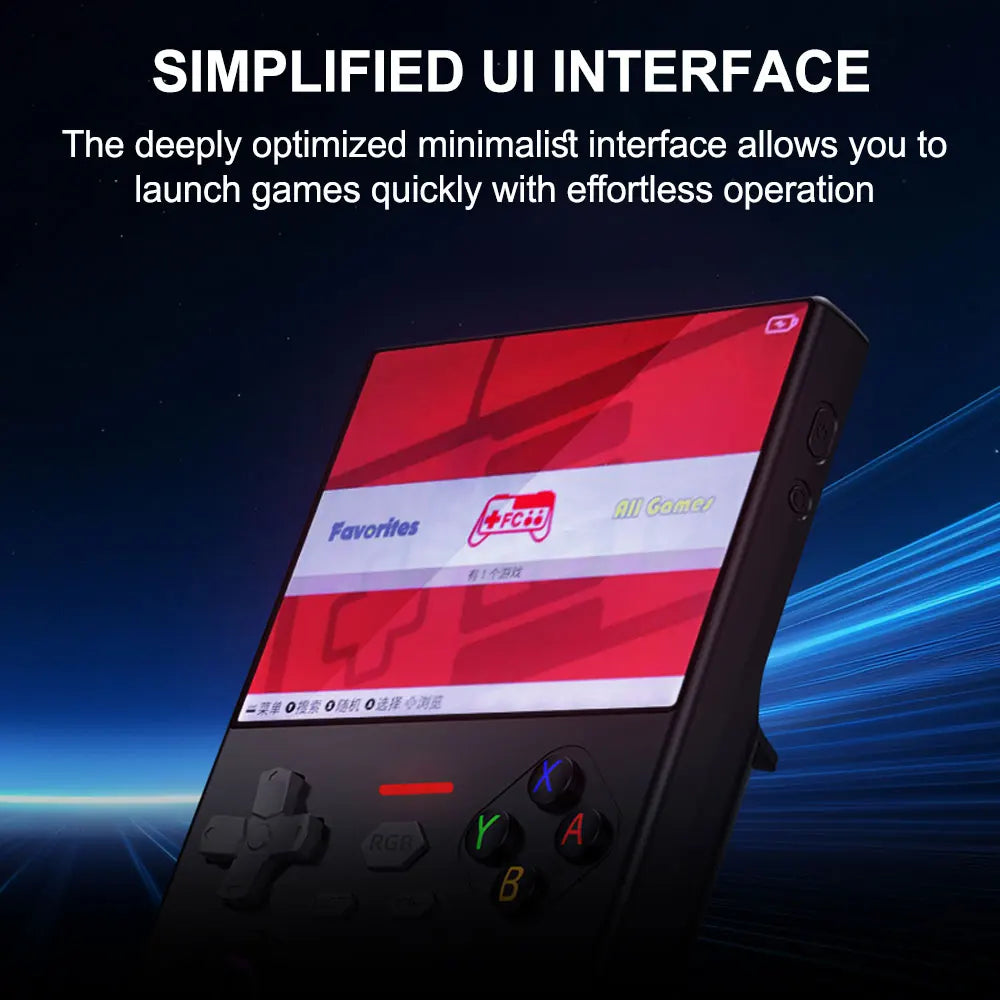 Konsola Retro G02 – 4,5'' IPS, Linux, 30+ Emulatorów, 4000mAh