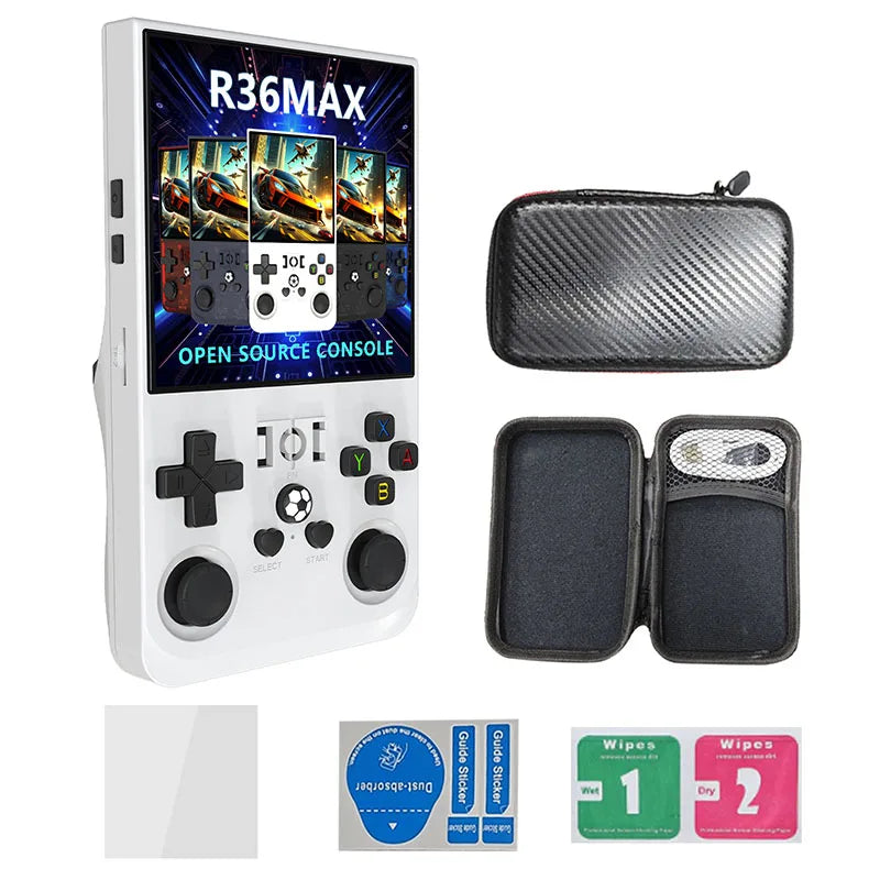 Konsola Retro R36MAX | Ekran IPS 4'' | Linux | Wi-Fi | 30 000 Gier | Prezent dla Dzieci