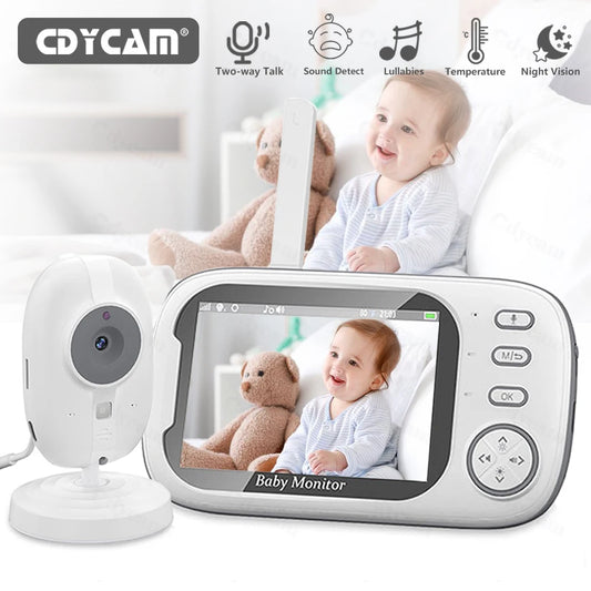 Baby Monitor Cdycam 3.5" Wireless - Noktowizja, Temperatura, Audio 2-Way
